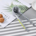 Custom Logo Wholesale Kitchen Gadget Funnel Type Nutcracker Aluminium Alloy Walnut Clip Nut Cracker