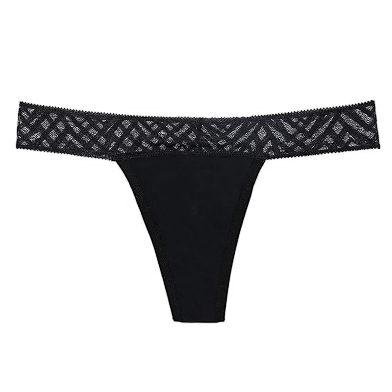 T-back 4 Layers Menstrual Panty Woman for Ladies Girls Leak Proof Period Panties Tong Physiological Underpants Briefs Low-rise