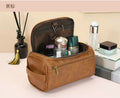 Custom Logo PU Leather Travel Cosmetic Bag Pouch Box Case Portable Large Wash Toiletry Makeup Men Women Made Cotton Nylon Velvet