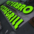 3D Illuminated LED Letters Sign Outdoor Retail Signboard LED Channel Letter Sign Custom Light Business Name LED Channel Letter