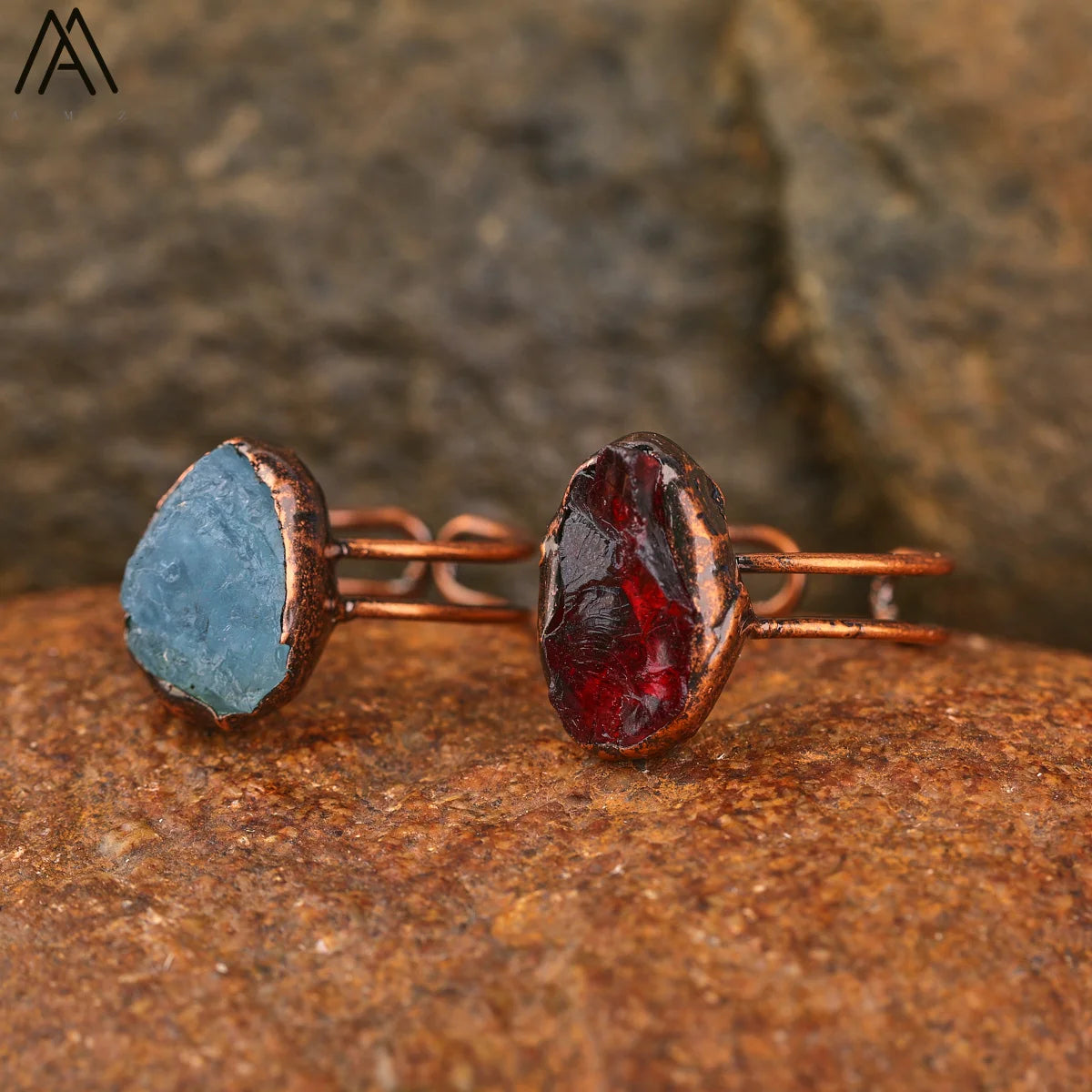 Vintage Rings  Aquamarine  Garnet  Tourmaline  Turquoise  Classic Jewelry Fashion Gifts