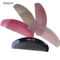 KUACHI Wholesale New Hair Comb Mirror Set Glitter Thickened Fashionable Portable Anti-Static Custom Combs With Logo