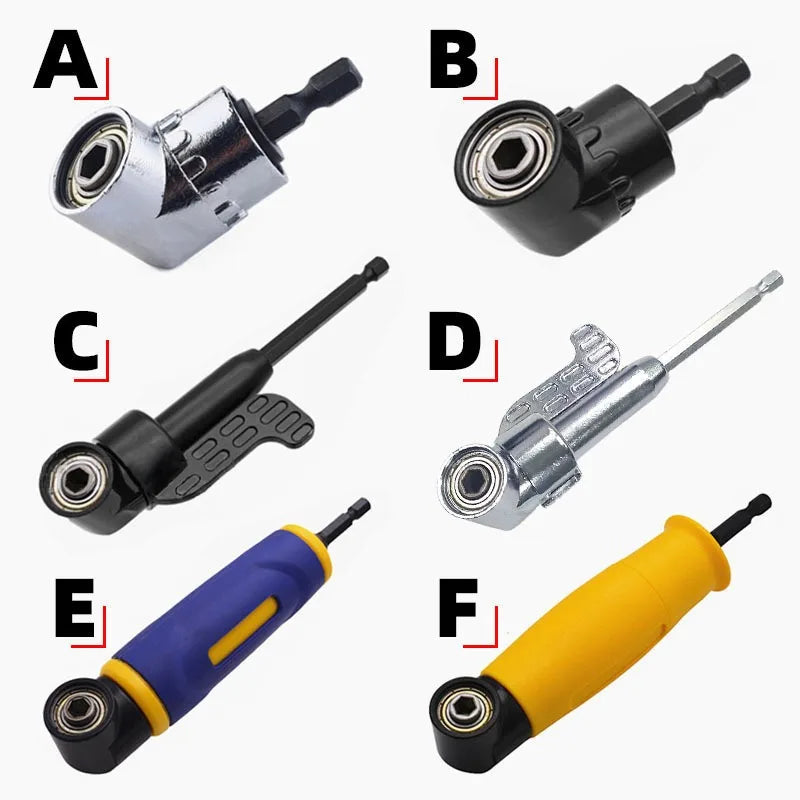 Angle Grinder Extension Screwdriver 90 Degree Drill Adapter Attachment for Wrenches and Drills Charging Screw