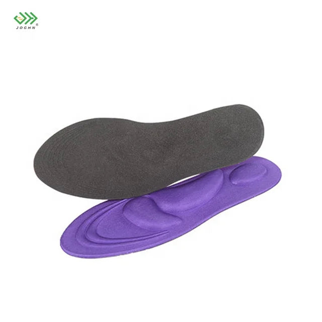 JOGHN 4D High HeelsFoot Arch Sponge Insole Sports Sweat Absorbing Breathable Soft Flat Foot Arch Support Insole
