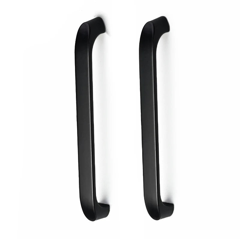 Long Shape Hardware Door Fitting Handle Hardware Fitting Handle Kitchen Cabinet Handel Black