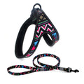 GMTPET OEM Wholesale Sport Nylon Reflective Breathable Eco-Friendly Reversible Dog Harness with Custom Print