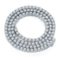 Hiphop Jewelry TK Hot Sale 925s White Gold Plated 4mm White Moissanite Pendant Jewelry Men