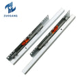 Euro Type Concealed Drawer Slide 2-Fold Push-to-Open Hidden Telescopic Rails Kitchen Cabinets Furniture 29mm