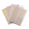 Embroidery Free Color Practice Skin Black White Eyebrow Frame Practice Skin Eyebrow Eye Lip Silicone Blank Skin