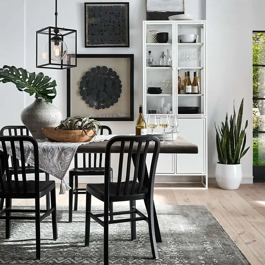Modern Home Furniture 10pcs Dining Chair New Design Stainless Steel Rattan Cotton Rope Solid Wood Customizable Dining Room