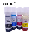 70ML Bottle 003 Printing Refill Dye Ink Compatible for Epson L4150 L4160 L6160 L6170 L6190 L3110 L3150 Inkjet Printer 003 Ink