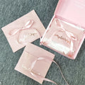 Chuanghua Custom Logo Anti Dust Jewelry Pouch Packaging Bags Folded Velvet Small Envelope Button Flap Microfiber Jewelry Pouch