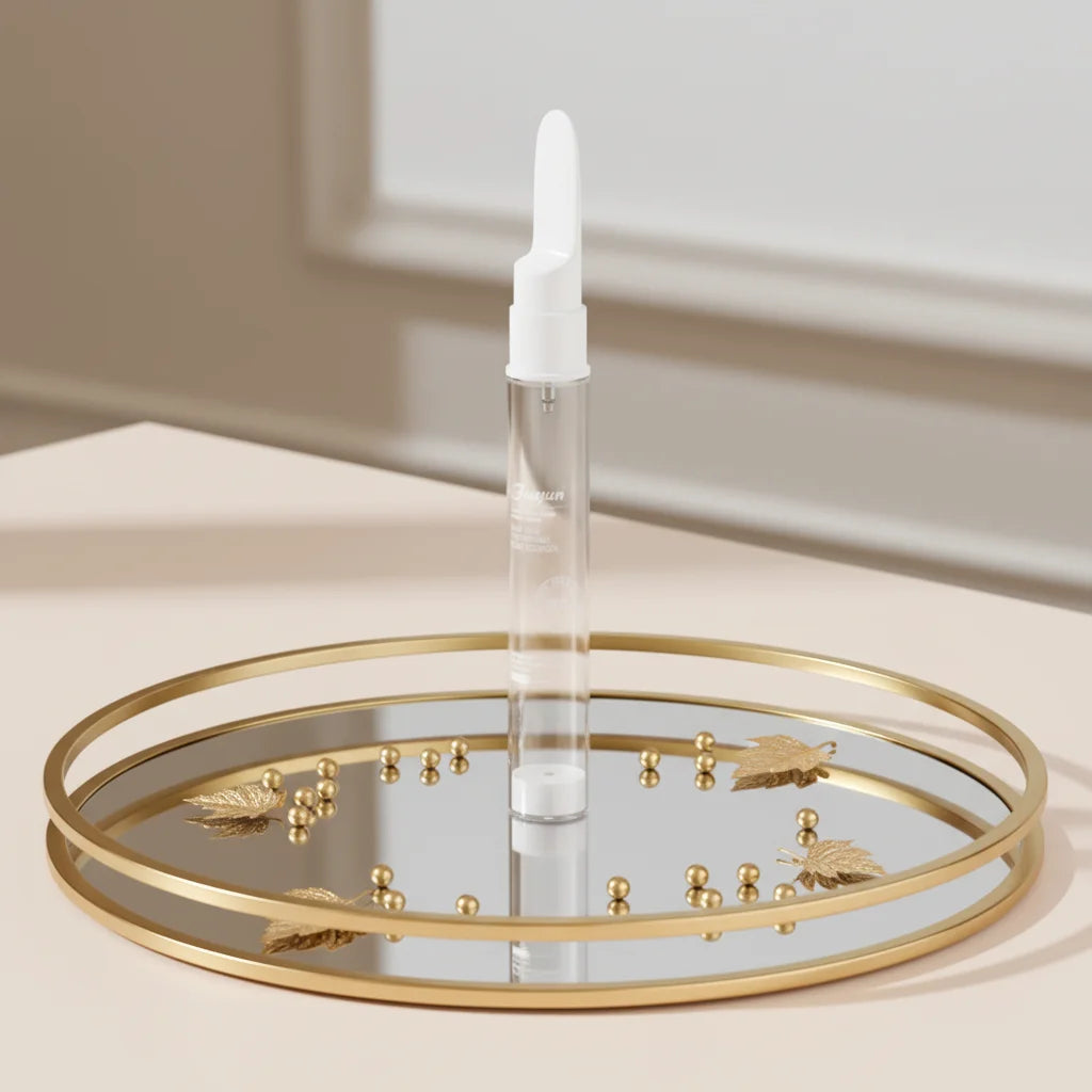 Empty for 5ml 10ml 15ml Refillable Travel Airless Pump Dispenser Lotion Skincare Serum Eye Cream Material Screen Printing