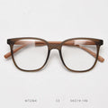 2025 YT Fashion Glasses Frame Vintage TR90 Anti Blue Light Eyeglasses Unisex Retro Square Wood Grain Legs Spectacles W72364