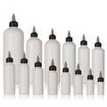 10 15 20 30 50 60 80 100 120 150 200 250 300 450 500 1000ML HDPE Plastic Bottle Round Shoulder Bottle Nozzle Cap Twist Cap