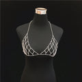 Beach Body Chain Metal Claw Chain Bikini Water Diamond Body Chain Bust Net Hollow