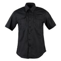 CP Tactical Black Short Sleeve Casual Shirt Breathable Summer Camouflage Pattern