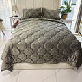 Bedspreads & Coverlets Bedspread king Size Embroidery Velvet Bedspreads Set Winter Warm Velvet 100% Velvet