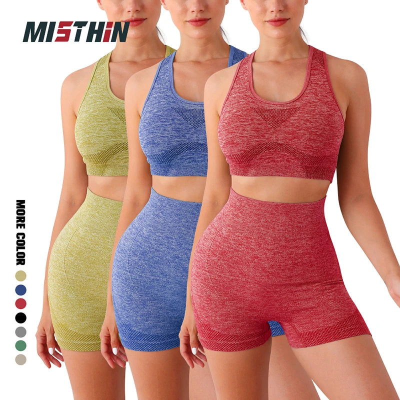 Hot Sale Women Push up Seamless Scrunch Short Wear Butt Lift Yoga Panties Sport Workout Fitness Gym High Waist Leggings Yoga Set