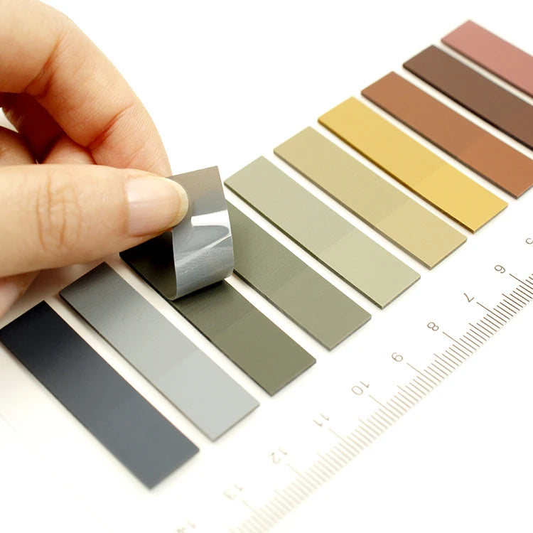 Hot Sale Colorful Custom Printed Bookmark Index clear Note Transparent Sticky Notes