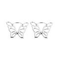 925 Sterling Silver Hot Sale Korean Butterfly Earrings Simple Temperament Exquisite Hot  Jewelry Gift