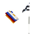 Custom 100% Polyester Golf Pin Flag Printed & Embroidered Logo Quality Product with Low Minimum Order Quantity