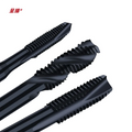 CHENGZHEN Tin Coated Machine Tap Straight Spiral Groove Screwdriver Metric Drill Bits M3-M12 Metalworking Tap Tool