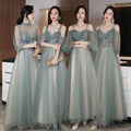 2022 New Show Thin Sisters Chorus Performance Prom Dress Wedding Bridesmaid Dresses