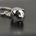 Custom Metal 3D Pig Keychain Kawaii Piggy Shape Animals Key Chains Chinese Zodiac Lucky Key Ring Pendant Gifts Cute Pig Keychain