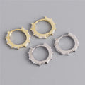 SP New Arrived Luxury Zirconia Hoops Fine Jewelry S925 Sterling Silver Cubic Zircon Hoop Earrings