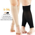 Durable Sheer Anti-Slip Medical Compression Calf Sleeve 20-30mmHg for Men and Women Football Footless