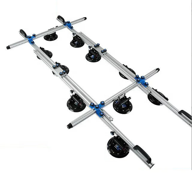 Adjustable Large Plate Flat Tensioner Two-Person Plate Lifter Air Pump Tile Suction Cup Manual Seamless Splicer Sucker