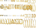 New Simple a Stylish and Simple 36-Pair Earring Set Hung With Pearl Earrings Gifts for Women to My Dauther