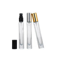Customized Private Label 10ml 15ml Thick clear Glass Round Spray Perfume Bottle for Decant Perfumes