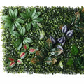 Luxury Faux Leaf Artificial Green Grass Wall Panel Indoor Decorative Plant Wall for Home Garden Restaurant Garden Decorations