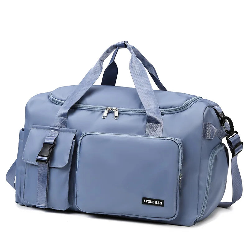 Waterproof Sports Gym Tote Gym Bag Convertible Backpack Dry Wet Separation Shoe Compartment Oxford Zipper for Travel Training