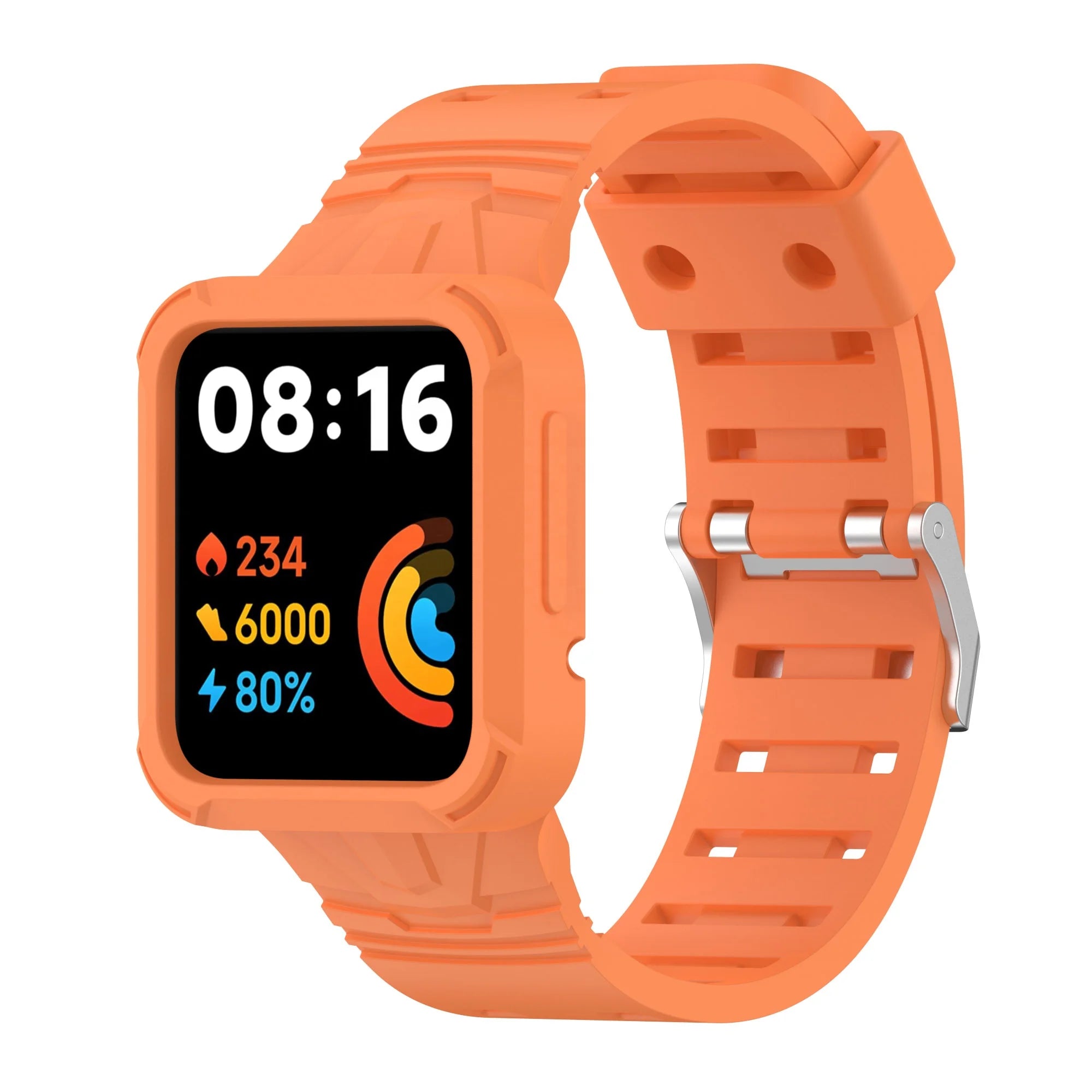 Eraysun Rubber Strap for Poco Watch & Redmi Watch 2 Lite-Waterproof Breathable Adjustable Replacement Watch Band