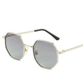 MLM Manufacturer 2025 High Quality Eyewear Men Fashion Hexagonal Metal Shades Polarized Custom Logo Sunglasses