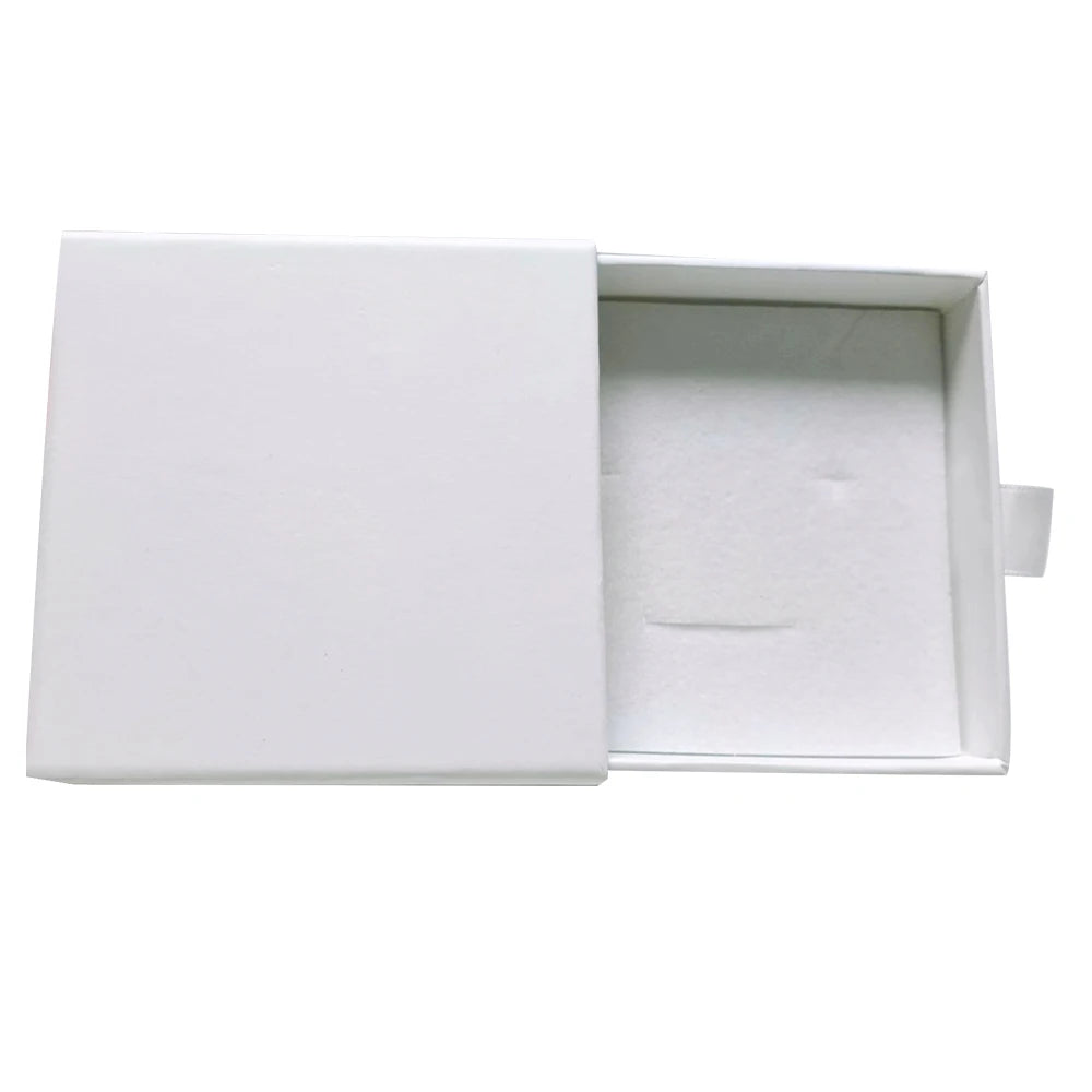 Custom Mini Bracelet Rings Erring Drawer Paper Cardboard Jewelry Boxes with Foil logo