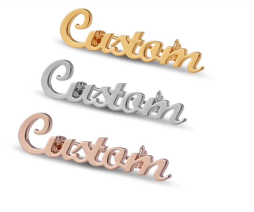 Custom New Luxury Real 18K Gold Plated Face Brooch Pin Famous Brand Name Designer Women Brooches and Pins Costume Jewelry