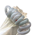 Myanmar Jade Zhongfu Bracelet Grade a Ice Waxy Thin Jade Bracelet Small Circle Mouth Wholesale