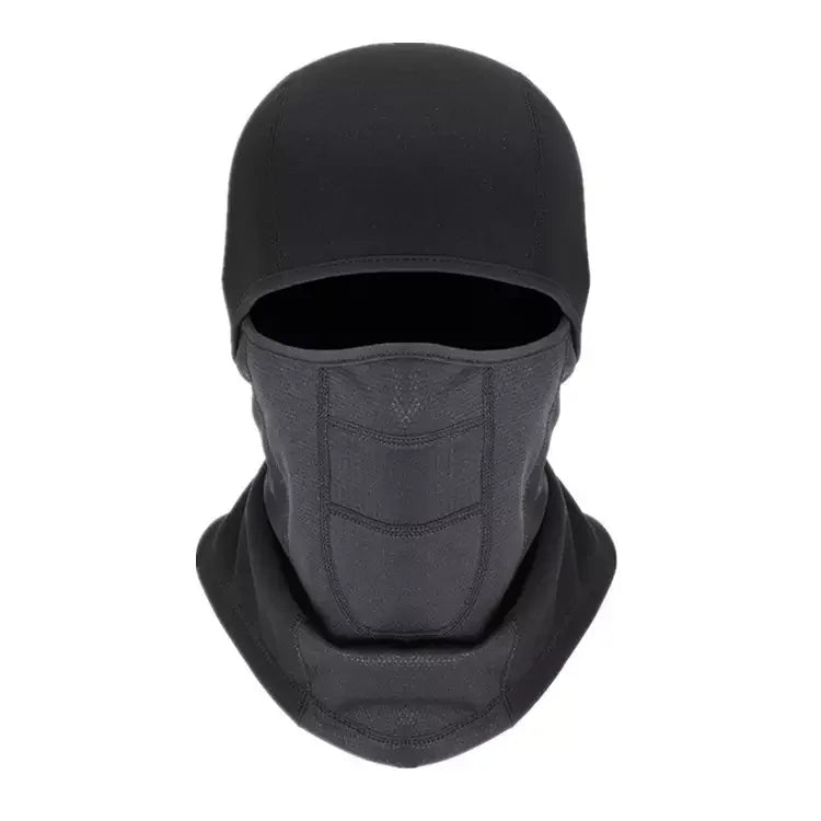 Custom Logo Designer Tactical Black Polyester Winter Full Face Balaclava for Cycling Outdoor Use