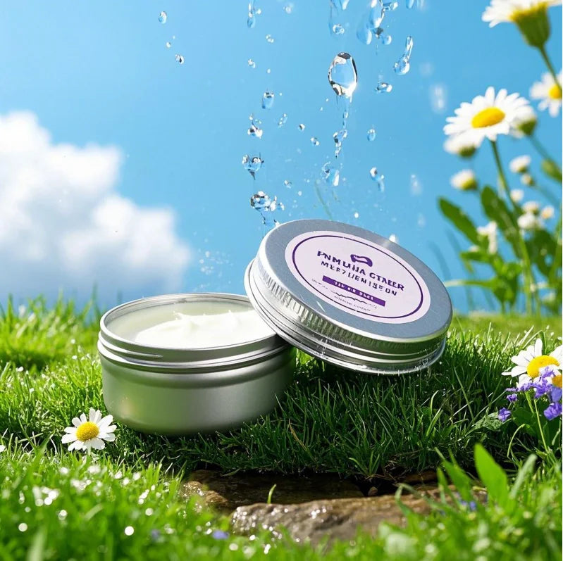 Empty 1oz 30ml Aluminum Lip Balm & Eye Cream Tin Container with Screw Cap for Essential Oil Custom Logo