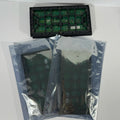 Custom Anti-Static PE Electric Shielding Square Bottom Bag Plastic Electronic Components Packaging Silver Carton Packed