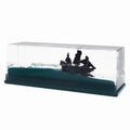 Novelty Creative Gifts Never Sinking Capsize Black Liquid Pirate Ship Cruise Fluid Drift Bottle Decompression Decoration Gifts