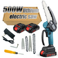 ACS15 21V Battery-Powered Industrial/DIY Grade Automatic Electric Chainsaw Portable Hand-held Wood Cutting Machine 500W