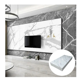 High Glossy Bathroom Wall Panels Waterproof Panneau Mural Uv Board Uv Panel Spc Pvc Marble Wall Panel