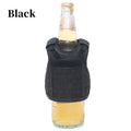 Adjustable Tactical Mini Molle Vest with Beer Bottle Set Mini Vest for Outdoor Adventure and Can Drinking