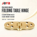 JAYA Factory Directly Gold Mini Hinge Custom Dining Table Hinge