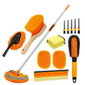 DOOSO Car Care Cleaning Kit Chenille Microfiber Car Cleaning Brush Kit Cleaning Tools Set Car Washing Mitt